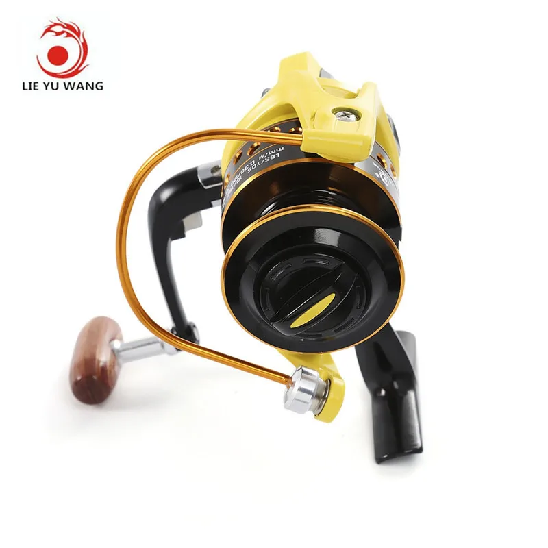 

LIEYUWANG Full Metal Fishing Ree 5.2:1 12BB HD1000 -7000 Spinning Reel Carpa Molinete De Pesca Roda Spinning Wheel Fishing Reel