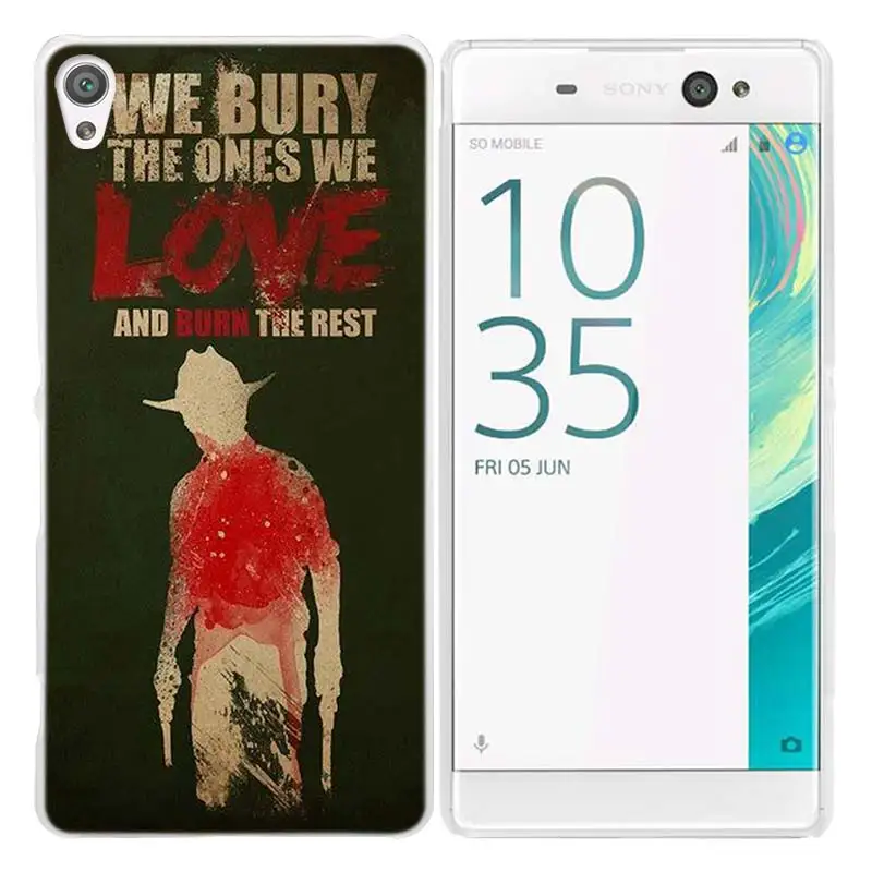 Чехол The Walking Dead H для sony Xperia XA XA1 X XZ Z5 Z1 Z2 Z3 M4 Aqua M5 E4 E5 C4 C5 Compact Premium жесткий прозрачный чехол для телефона - Цвет: 12