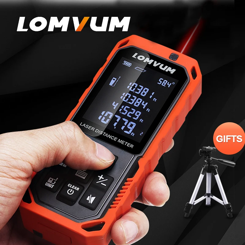 LOMVUM LD/LV series waterproof Handheld Laser Distance Meter Laser