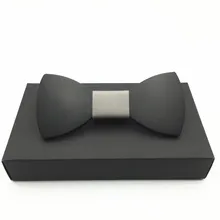 Новые мужские деревянные галстуки-бабочки Роскошные простые галстуки-бабочки Noeud Papillon Бизнес Свадьба год галстук gravata подарок