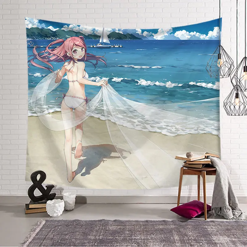 

Cartoon Anime Custom Tapestry Wall Tapestry Wall Hanging Blanket Bedroom Farmhouse Decor Boho Decor Home Home Decorations