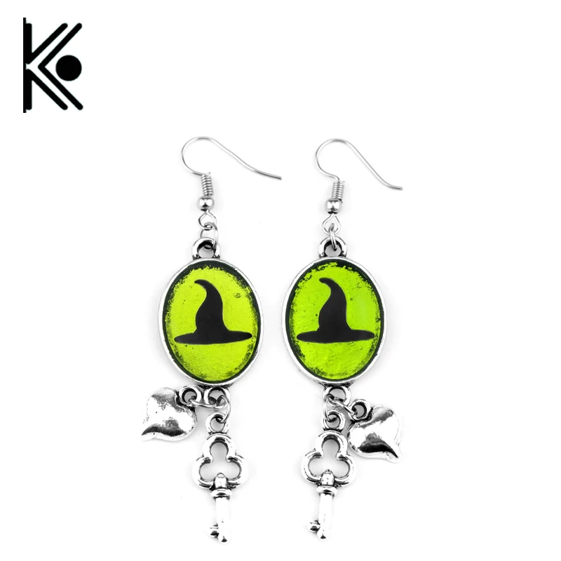 Oz The Great and Powerful Defy Gravity Wicked the Musical Inspired Earrings Elphaba Glinda jewelry Women necklace Oz The Great and Powerful Defy Gravity Wicked the Musical Inspired Earrings Elphaba Glinda jewelry Women necklace