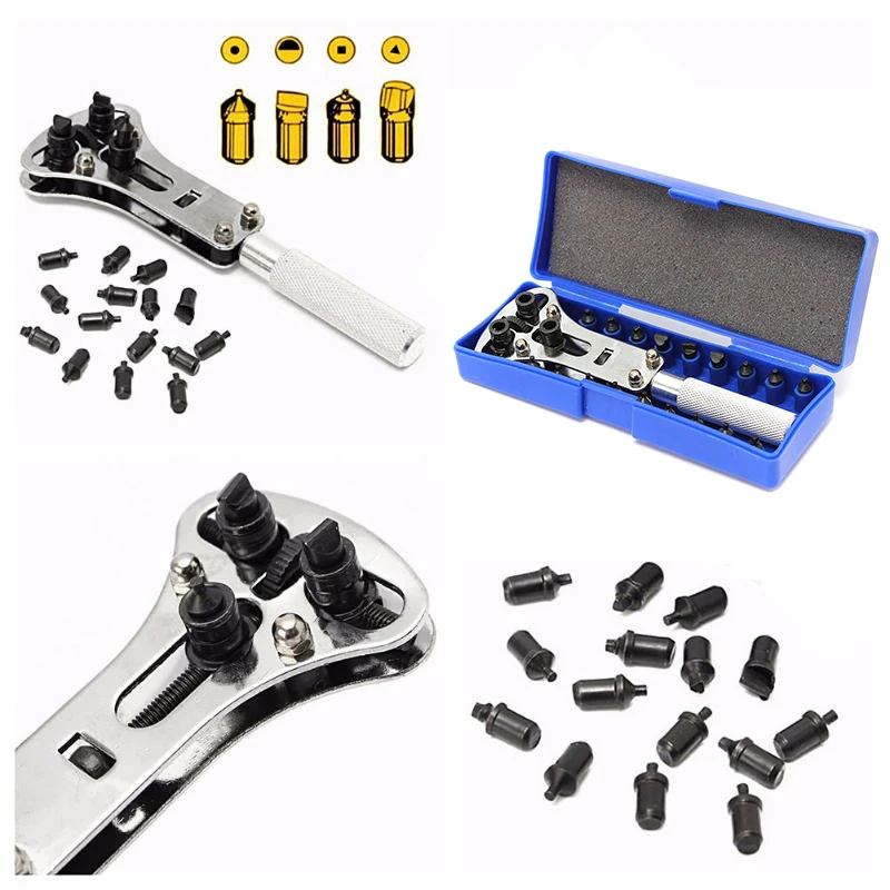 

Watch Case Opener Adjustable Screw Back Remover Wrench Watch Repair Tool Battery Changing Tools saat tamir aletleri