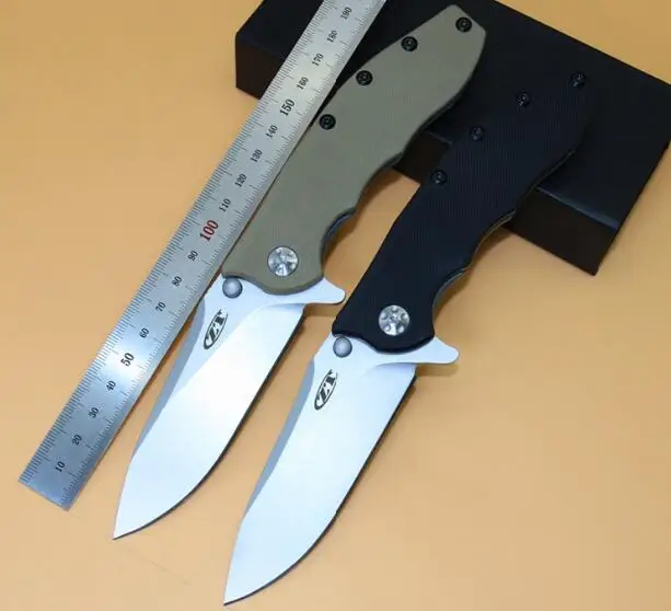 ZT0454 59-60HRC folding knife 9Cr18MoV blade G10 handle Ball bearing tactical hunting camping EDC Pocket knif | Инструменты