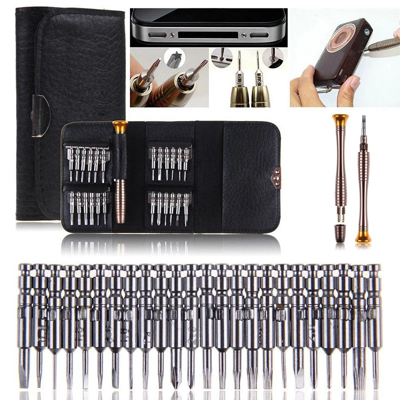 

Screwdriver Set 25 in 1 Torx Screwdriver Repair Tool Set For iPhone Cellphone Tablet PC Worldwide Store Hand tools