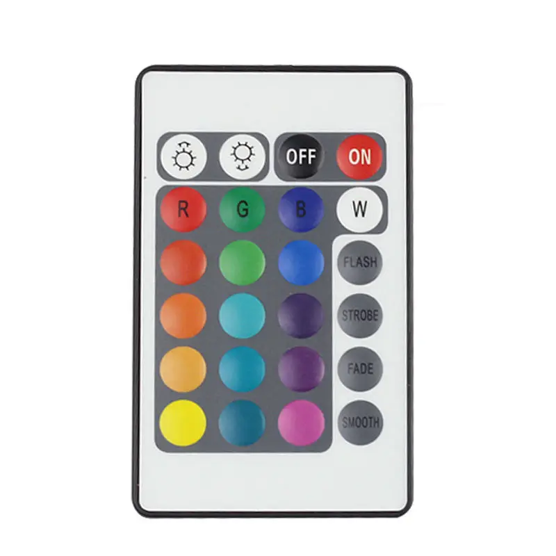 1 шт. Новый светодиодный мини диммер RGB с 24 клавишами цветной ИК пультом