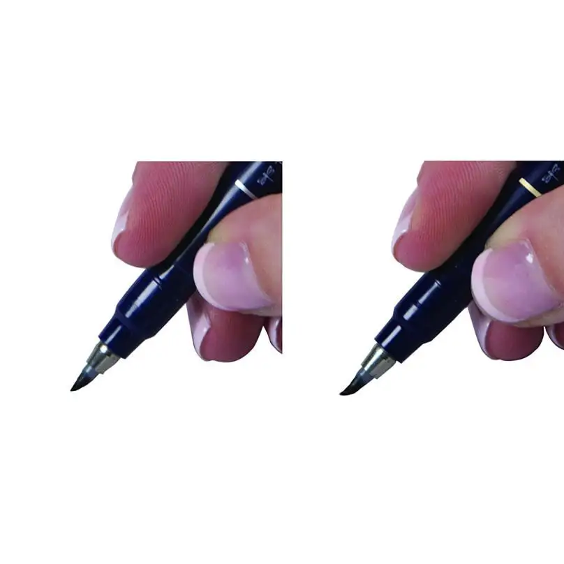 Мягкая ручка 2 шт. Fudenosuke кисточки Ручка Жесткий каллиграфия приглашение Подпись 3SW0606
