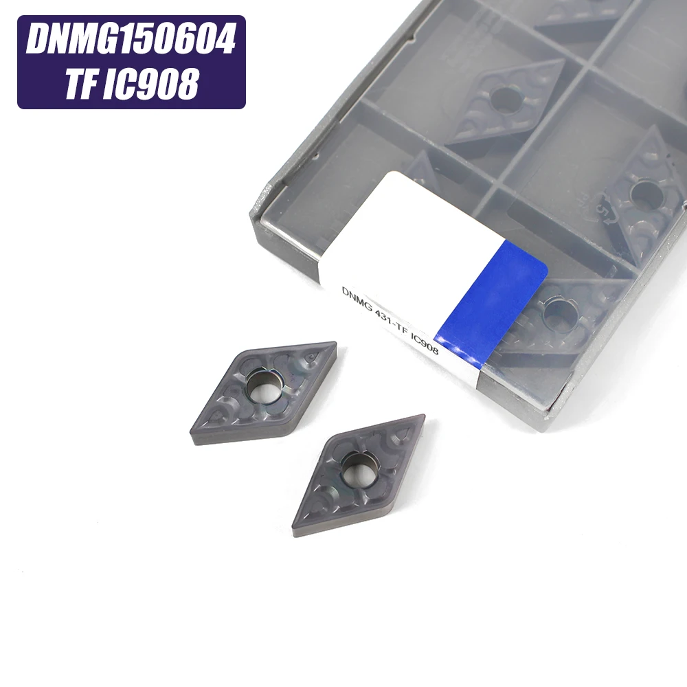 10 шт. DNMG150604 TF IC908 внешние токарные инструменты DNMG 150604 карбид Вставки токарный станок резак инструмент токарный токарная пластина