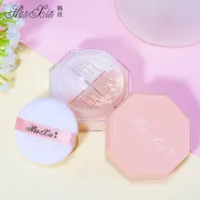 HanXin Четырехцветная свободная пудра контроль масла мягкий легкий Шелковый макияж для лица длительная фиксирующая пудра