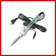 Профессиональный Мощный 200 Вт Температурный Регулируемый 200-450 цельный паяльник нагревательный сварочный инструмент