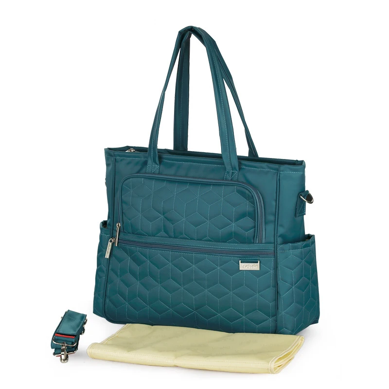Женская сумка на плечо для мамы, сумки для подгузников для коляски, органайзер для подгузников - Цвет: kong que lv