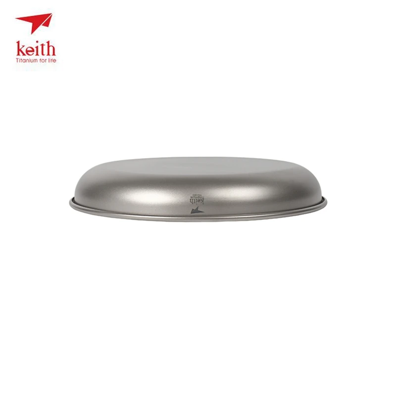 Keith Titanium Plates Outdoor Camping Tableware Dishes Set Hiking Travel Ultralight Portable Plate Ti5373 Dropshipping 5