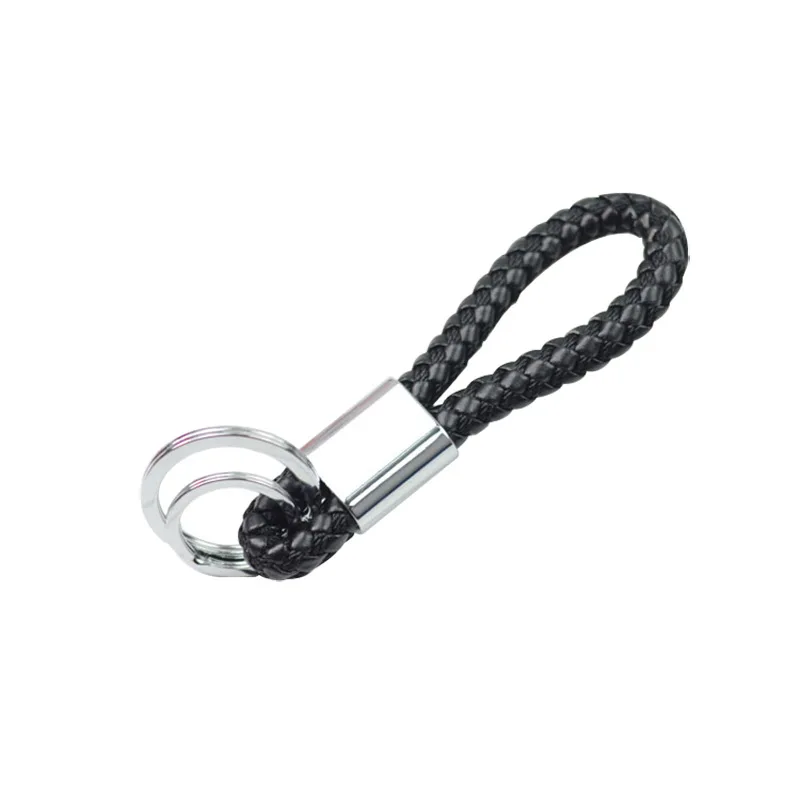 Custom Keychains Woven Leather Keyrings Customize