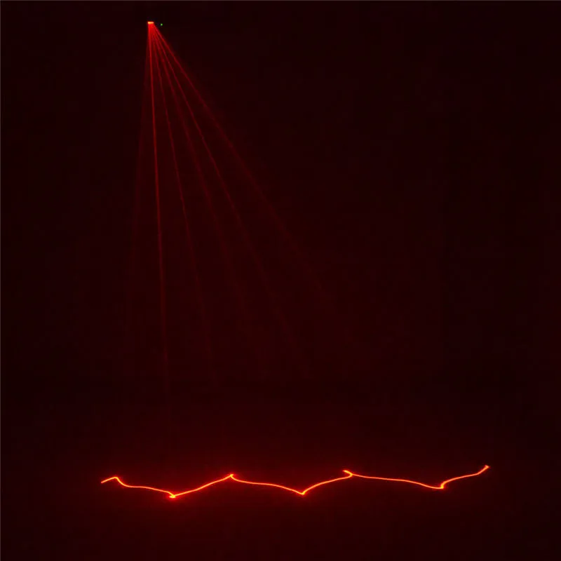Festa de Natal Show de Varredura de Feixe Iluminação de Palco 8ch Aucd Mini ir Remote Dmx 100 mw Laser Vermelho Dpss Luzes Projetor dj Discoteca Dm r100 7 Efeito de Iluminação de palco