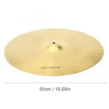 Профессиональный набор для барабана IRIN 20 дюймов Cymbal Piece Classic Cymbal Crash Percussion