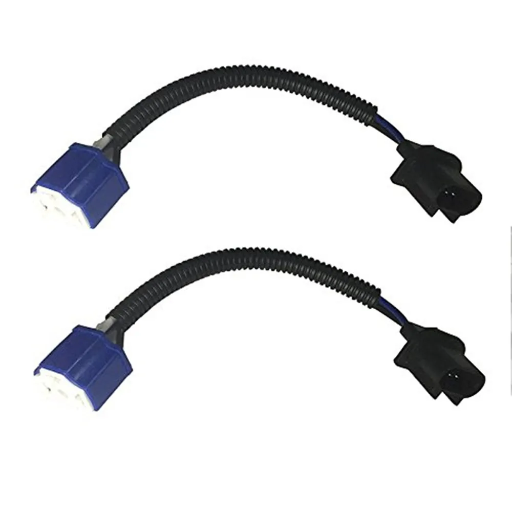 H13 to H4 Adapter (PAIR) Headlight Conversion Cable For 7 inch LED