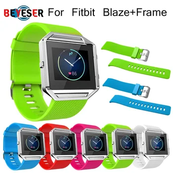

2018 New Hot Silicone Watch band Wrist strap For Fitbit Blaze Smart Watch Customized Soft Comfortable Watchbands Correa Reloj