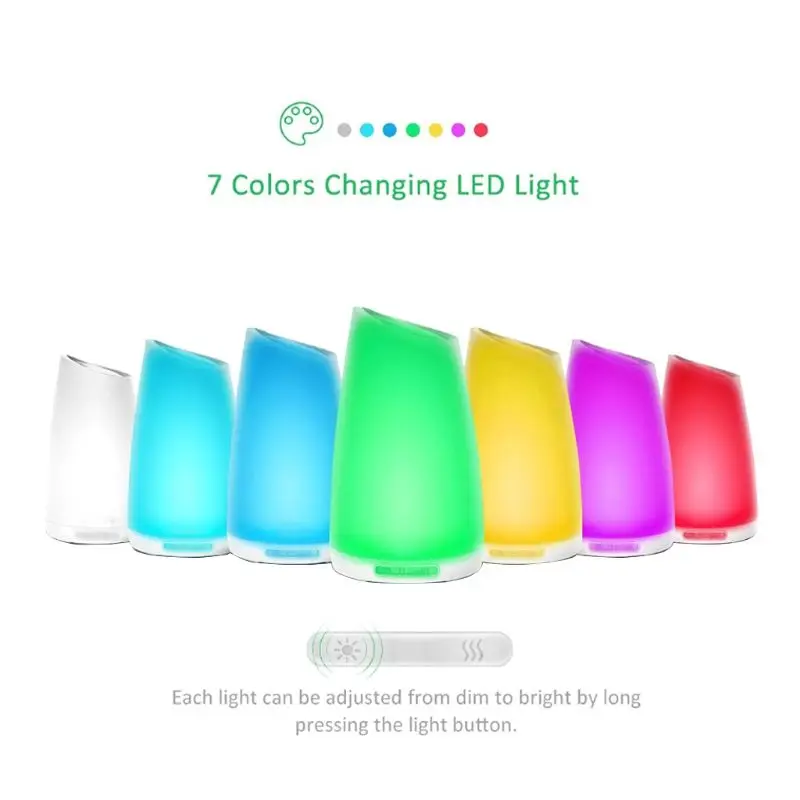 

150ml Essential Oil Diffuser Ultrasonic Aroma Aromatherapy Humidifier 7 Changeable Colored LED Lights