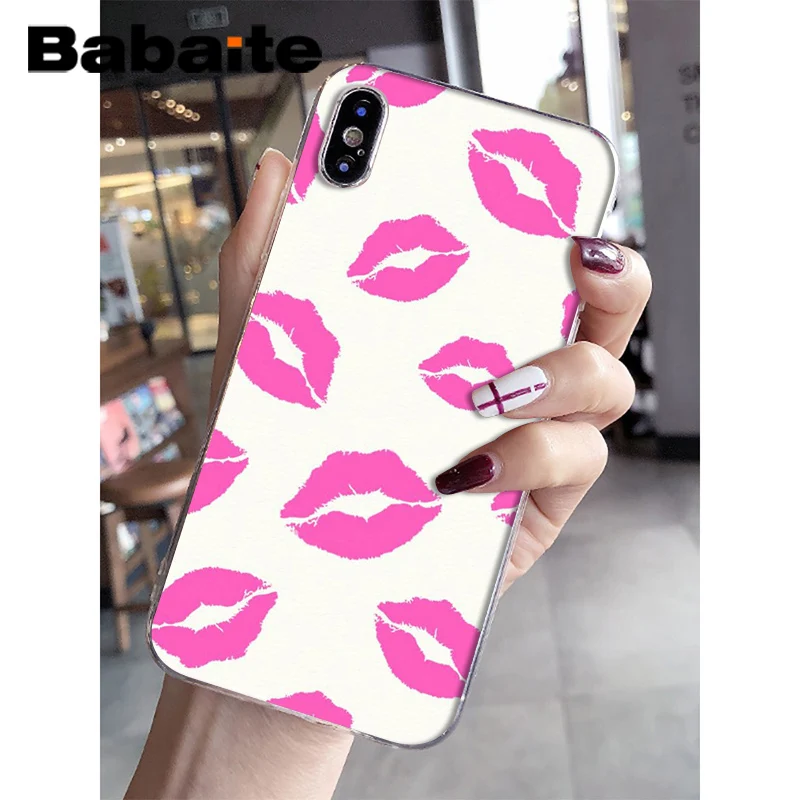 Girly Pink lips fashion newly pattern