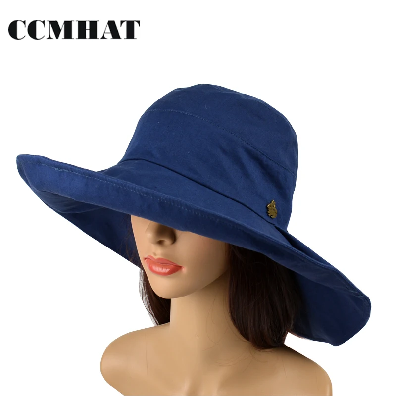 Women's Bucket Hats 2017 Fashion Cotton Adult Fashing Hat Big Bow Decoration Chapeu Foldable