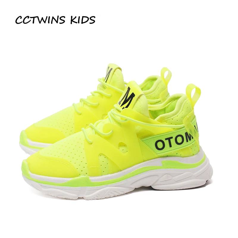 

CCTWINS KIDS 2018 Spring Boy Fashion White Breathable Sport Shoe Children Mesh Casual Trainer Baby Girl Brand Sneaker F2207