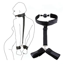 New bdsm bondage set toys women’s erotic sexy lingerie handcuffs for sex games toys for adults Novelty Exotic Accessories