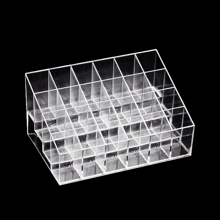 Wholesale-4Pcs-Clear-View-Lipstick-Cosmetics-Display-Stand-Holder-Tray-24-Compartments (1)