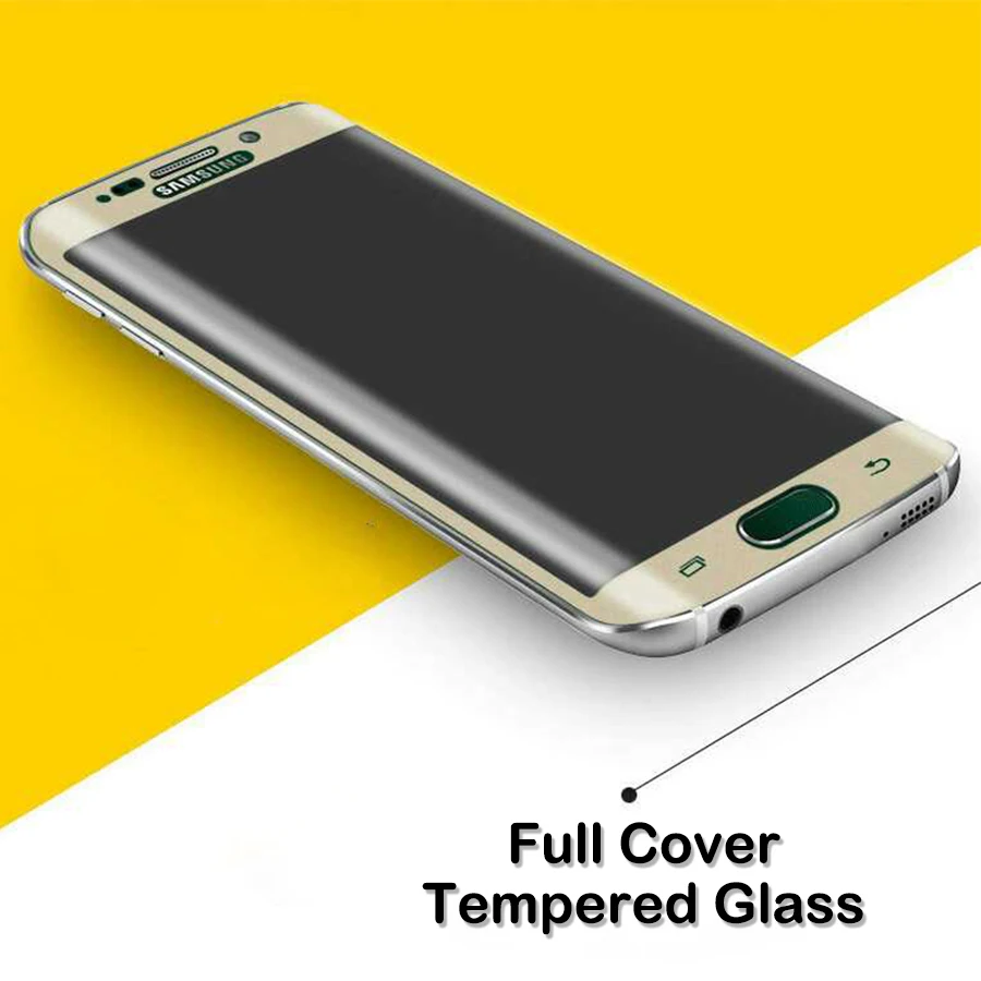 

S8 For Samsung Galaxy S7 S6 Edge Case S8 Tempered Glass For Samsung Galaxy S 7 S 6 Edge S 8 Screen Protector 3D Full Cover Film