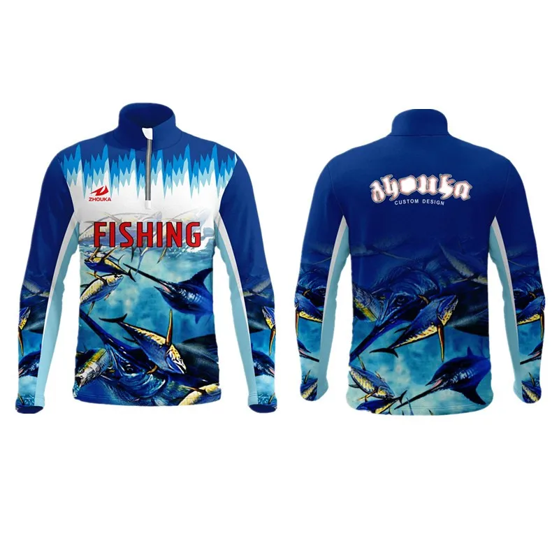 

Zhouka Ultra-Light Summer Fishing Clothings Quick Dry Sun Protection Fishing Shirts Anti-UV Fishing Clothes Fishing Jerseys