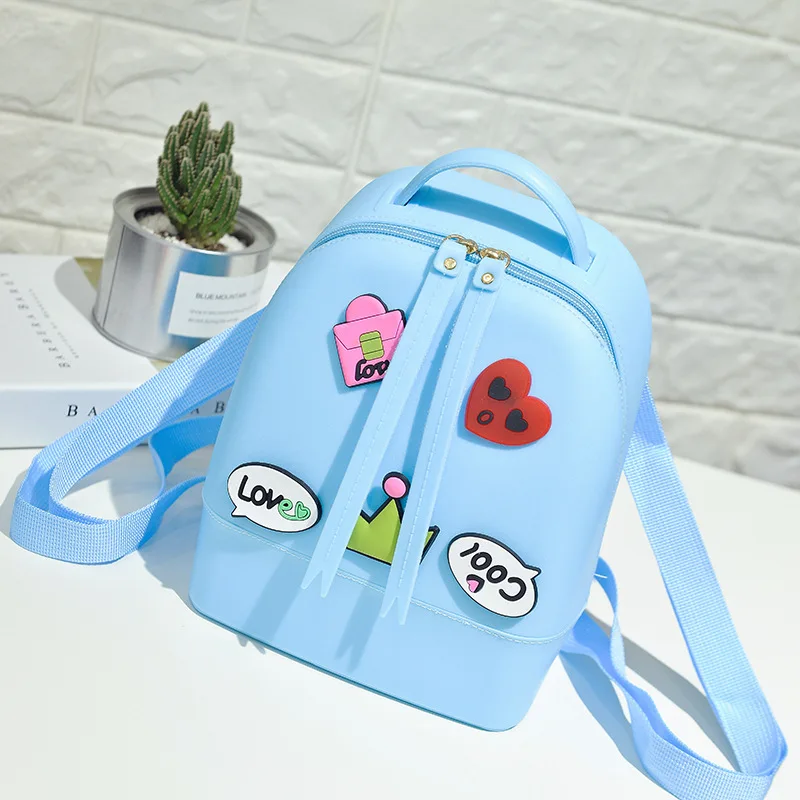 Школьная сумка для девочек; прозрачная пляжная сумка; mochila escolar menina mochila infantil; рюкзаки для девочек-подростков; bolsa feminina - Цвет: blue