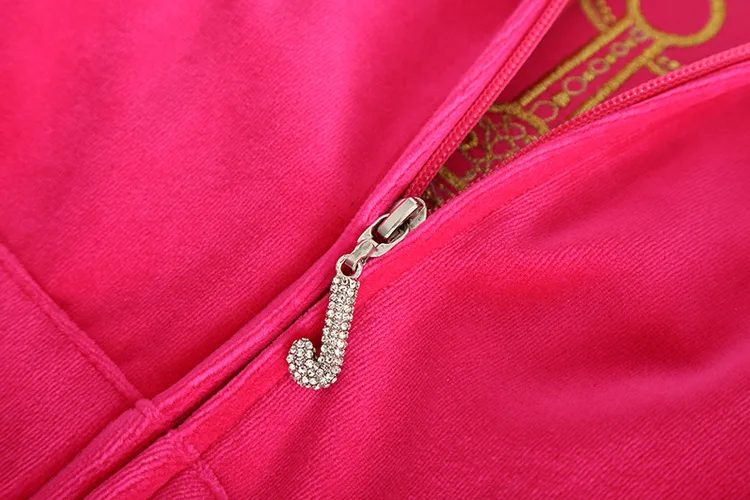 2019/весна/осень для женщин бренд бархат ткань костюмы Велюровый костюм спортивный костюм толстовки и брюки для девочек