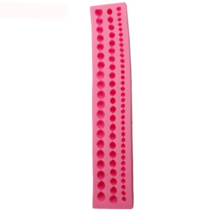 New DIY String Pearl Paste Bead Clay Mold Fondant Cake Silicone Pastry Tool birthday cake Decorations Mold Kitchen #3d19 (6)