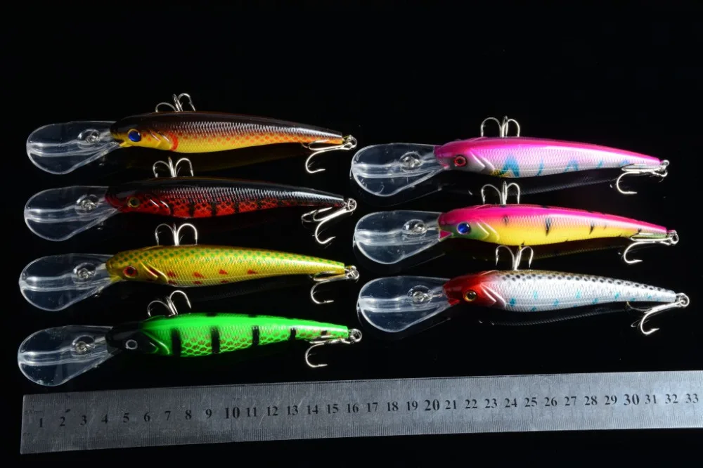 Hengjia жесткий пластик рыболовные приманки Искусственные воблеры Дайвинг Swimbaits PESCA рыболовные снасти 1 шт