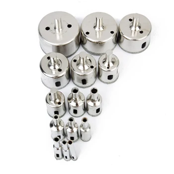 

15pcs Drill Bit Sets 6mm-50mm Coated Drill Bit Hole Saw Set For Glass Tiles