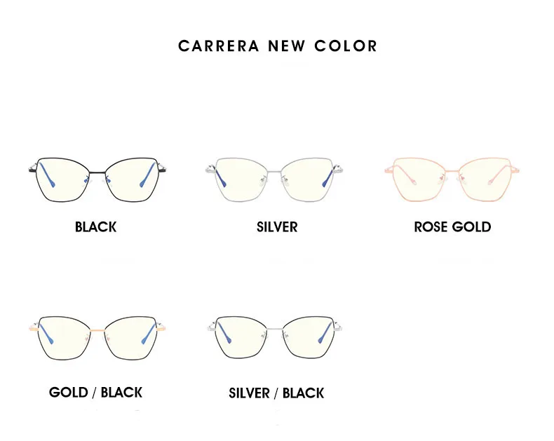 VCKA очки против синих лучей женские очки компьютерные игры кошачий Глаз сплав Блокировка излучения устойчивые мужские очки для чтения