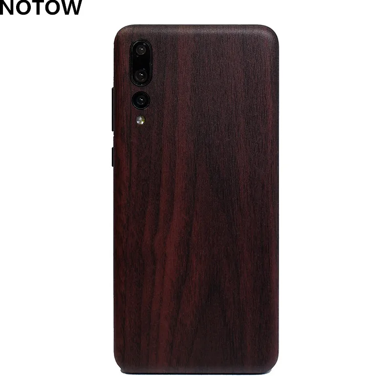 

NOTOW Luxury Wood Skin Phone Sticker protective film Back Body Decal Wrap Protective for Huawei p20/p20pro