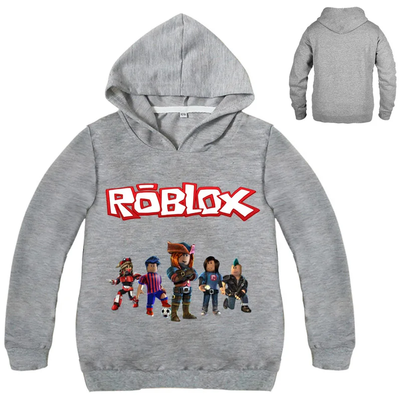 Brand Boys Cartoon Roblox T shirt clothing coat Outwear Children's clothing Girls hoodies T-shirt Kids Boy Casual Sport clothes