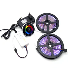 10M SMD 5050 RGB LED Strip Set With 7Keys Wireless RF touch Controller With12V 3A Power Supply Adapter