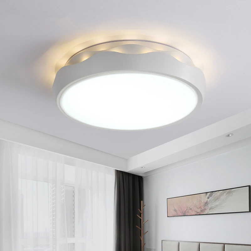 

LED Ceiling Light Modern Lamp Panel Living Room Round Lighting Fixture Bedroom Kitchen Hall Surface Mount Flush Remote Control
