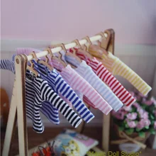 [MG160] горячая Распродажа Neoblythe Кукла Одежда# Хлопковое платье в полоску, топ с длинными рукавами для детей возрастом от 1" Neoblythe Кукла Одежда для оптовой продажи