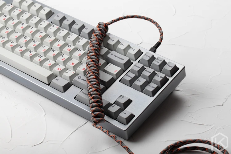 Enrolado de Náilon Fio de Cabo Usb para Poker Teclado Mecânico Cabo Mini Porta 2 Kit Diy Gh60 Usb - Imagem 2