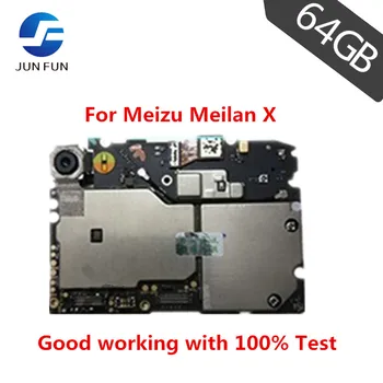 

JUN FUN 64GB Unlocked Electronic Panel Mainboard Motherboard Circuits Flex Cable With Firmware For Meizu Meilan X