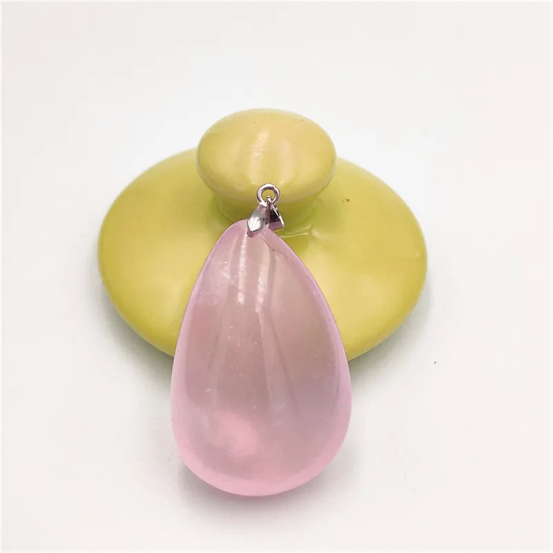 Rose Quartz Pendant Clear Mozambique (2)