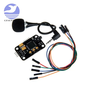 

Voice Recognition Module With Microphone Dupont Jumper Wire Speech Recognition Voice Control Board For Arduino Compatible