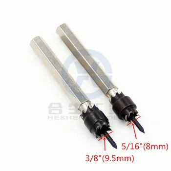 

2PCS 8 9.5mm HSS Hole Saw Solder Point Drill Cutter Hex Removal Soldering Points Repair Power Tool Accessories