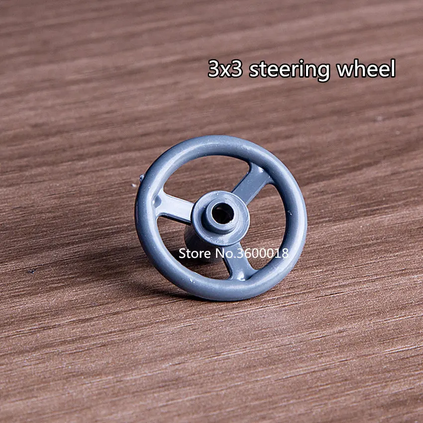 

10pcs/lot Decool Technic parts Compatible with legos 2819 3x3 steering wheel MOC DIY blocks bricks parts set