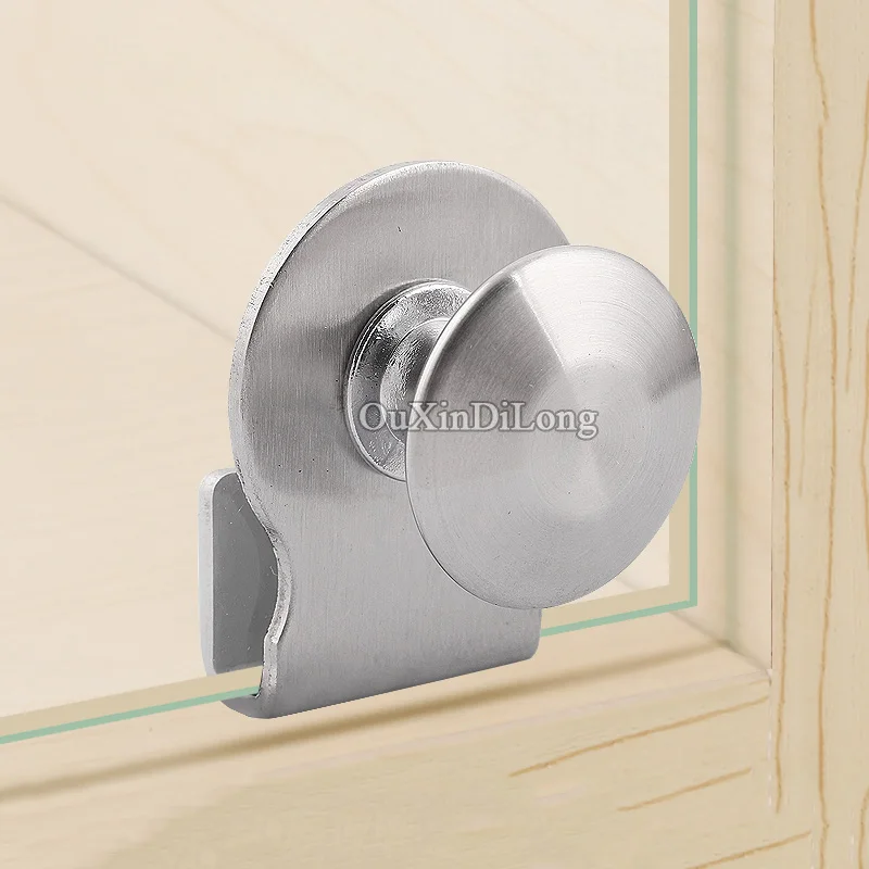 pcs Stainless Steel Glass Cabinet Pulls Display Wine Cabinet Glass Clamps Pulls Cabinet Do Glass Cabinet Door Handles