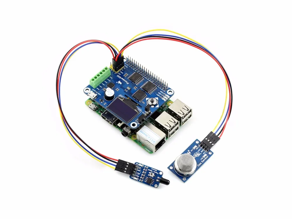  Waveshare Raspberry Pi placa de expansión Pioneer600 apoya Raspberry Pi A +/B +/2B/3B/3B + pantalla