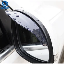 SEBTER Car Espelho Retrovisor Capa de Chuva Chuva Sobrancelha Dois Pares de Tela Espessamento Geral Veículo Chuva Escudo Chuva Sobrancelha capa de chuva