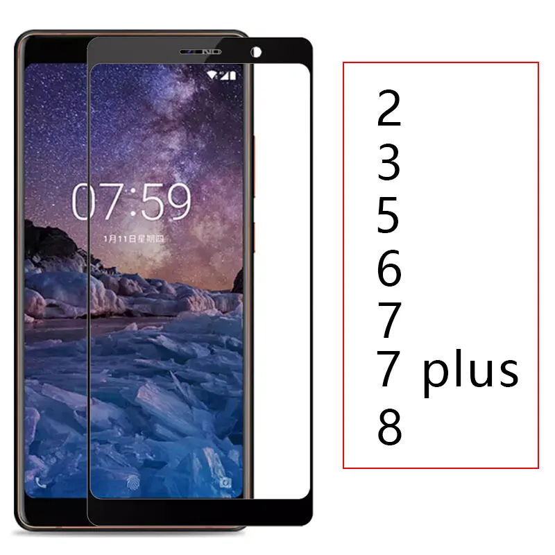 Чехол на для Nokia для детей возрастом 2, 3, 5, 6, 7 Plus, 8, полное покрытие закаленное Стекло безопасности Tremp Nokia2 Nokia3 Nokia5 Nokia6 Nokia7 7plus Nokia8 чехол для телефона